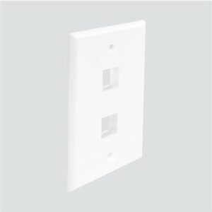 Wavenet FP02PWH FACEPLATE 2 PORT WHITE
