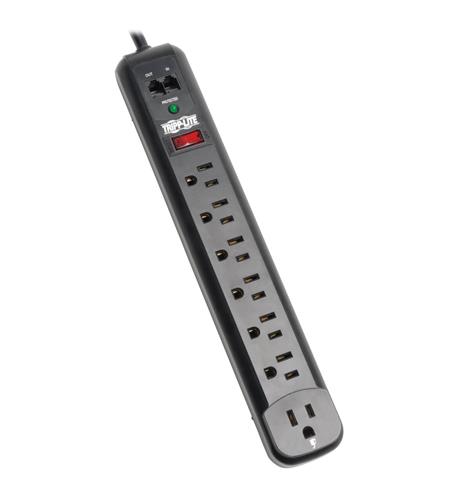 Tripplite 7 OUTLET SURGE STRIP WITH RIGHT ANGLE