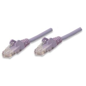 Intellinet CAT5e BOOT PATCH CORD 5 FT PURPLE