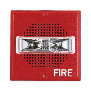 Wheelock 8W SPKR STR,WALL,24 VDC RED