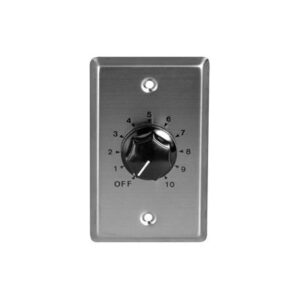 SPECO 10W 70-25V Mono Attenuator withWallplate