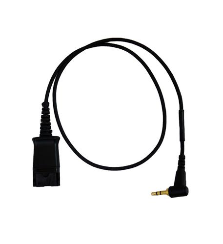 Plantronics 2.5MM to 90 Degree QD Cable 64279-02