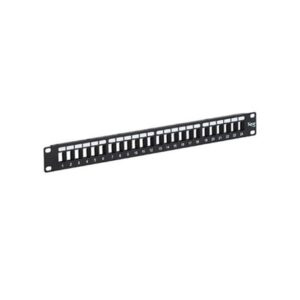 ICC PATCH PANEL, BLANK, HD, 24-PORT, 1 RMS