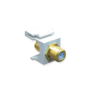 ICC Module, F-Type, Gold Plated, 3GHZ, White