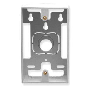 ICC MOUNTING BOX, 1-GANG, WHITE