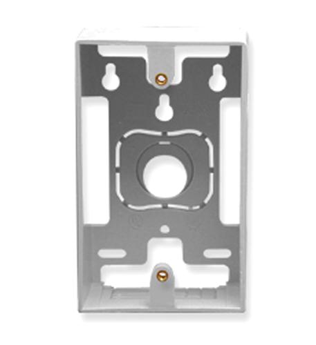 ICC MOUNTING BOX, 1-GANG, WHITE