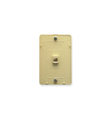 ICC Wall Plate IDC 6P6C IVORY