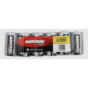 Rayovac Alkaline Size D 6 Pack E302363900