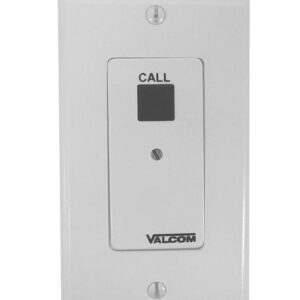 VALCOM Call in switch w/volume control, white