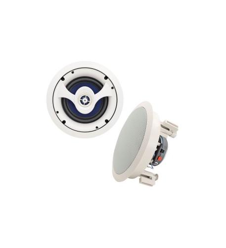 SPECO 6.5" In-Ceiling Speakers (Pair) Beige