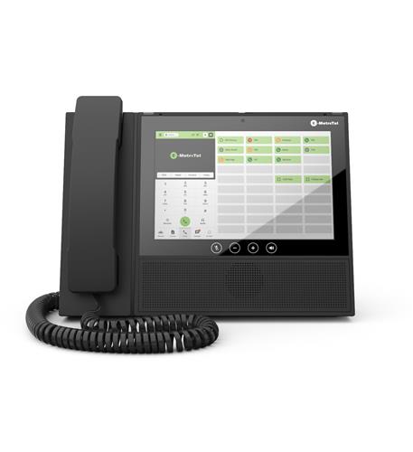 E-MetroTel 7008H 8" TOUCHSCREEN IP PHONE BLACK