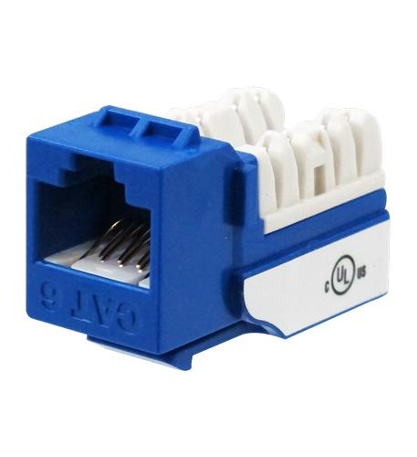 Wavenet CAT6 JACK SDJ SERIES BLUE 25 PACK