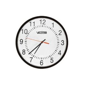 VALCOM 12in Round Clock